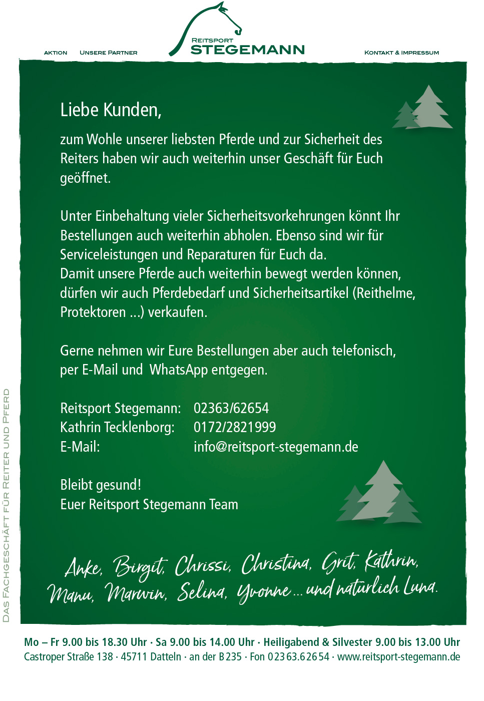 Aktion im Advent